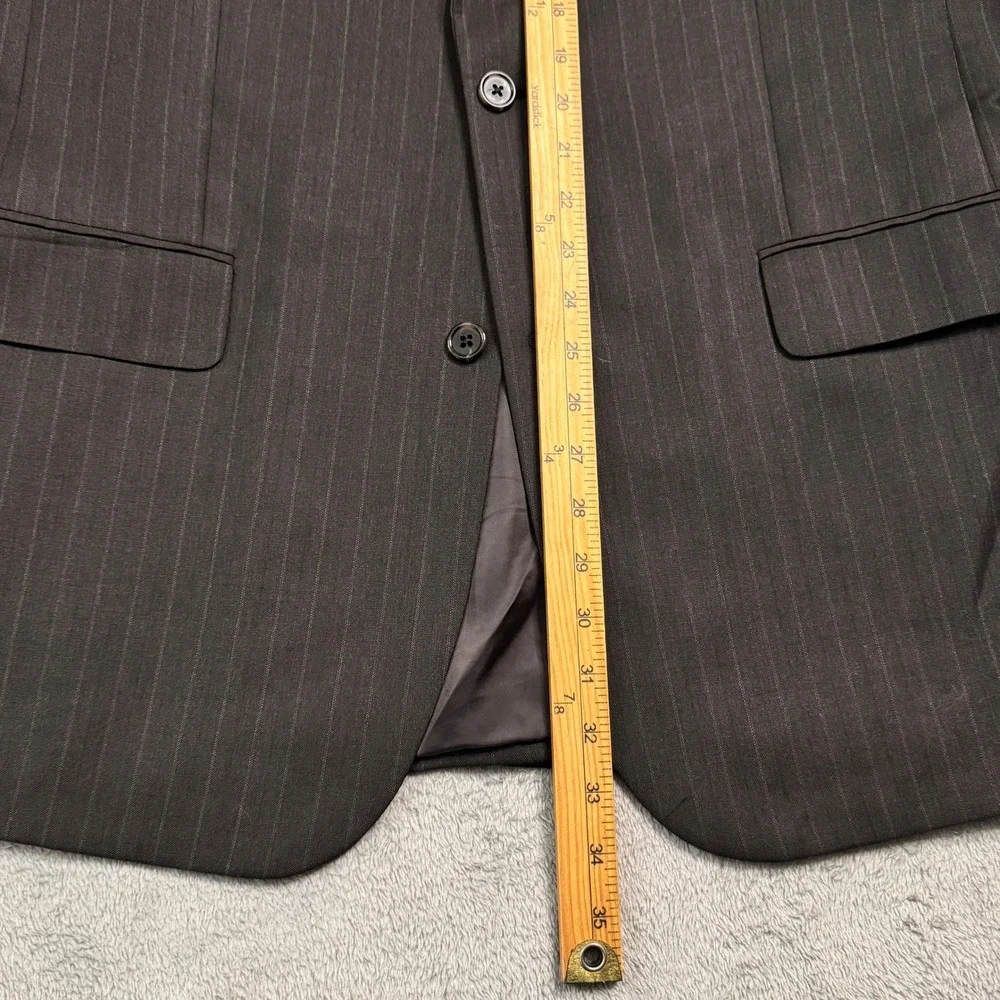 JOS A BANK Signature Collection Mens Wool Pinstripe Suit Jacket and Pants EUC!‎